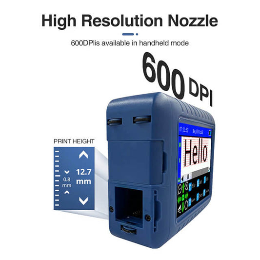 POPFE Mini Screen Inkjet Printer 600DPI