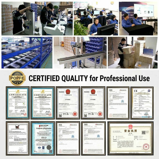 POPFE Handheld Inkjet Production Printer 600DPI