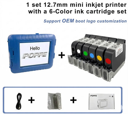 POPFE Mini Screen Inkjet Printer 600DPI