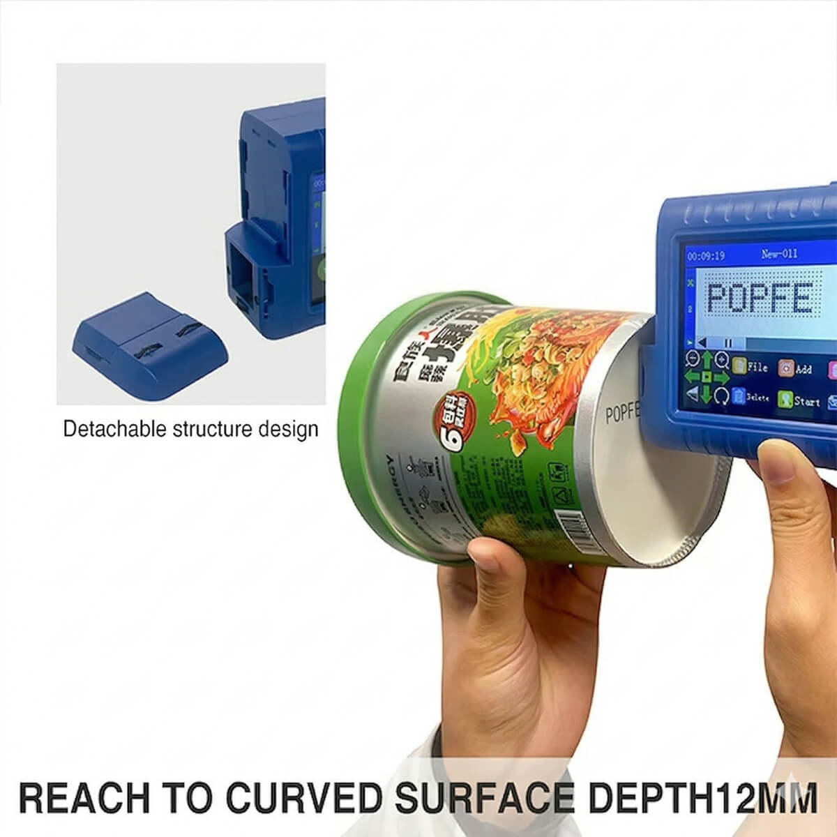 POPFE Mini Screen Inkjet Printer 600DPI